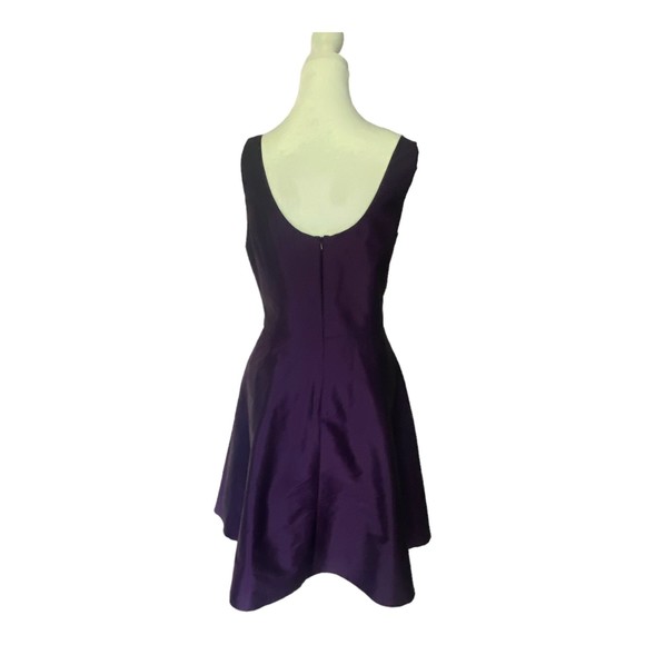 Alfred Sung Dress D624 Size 14 Majestic Purple Pocket Prom Cocktail Party Dress - Picture 2 of 13